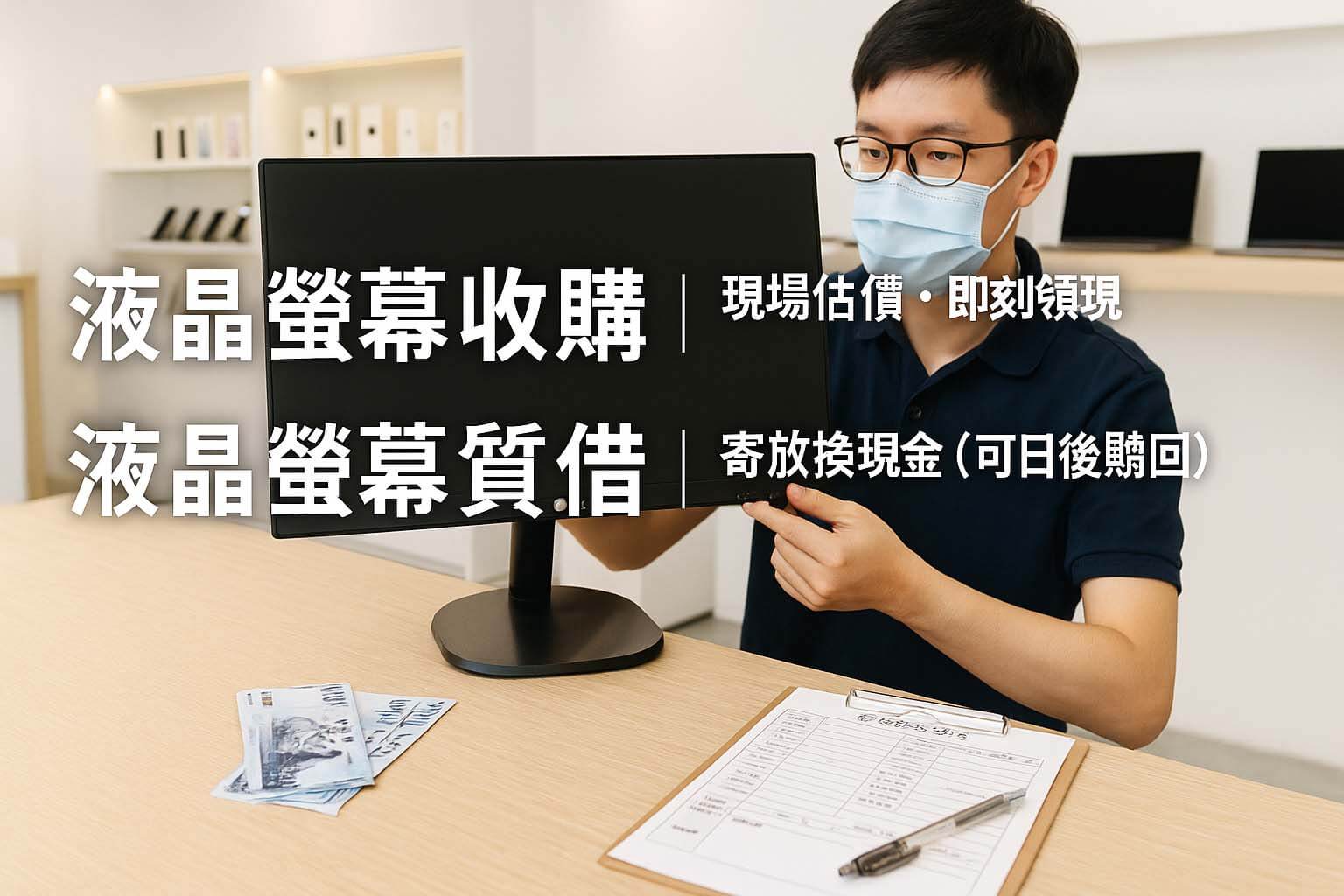 青蘋果3C 液晶螢幕收購回收 vs 質借借錢比較（現場估價・即刻領現）