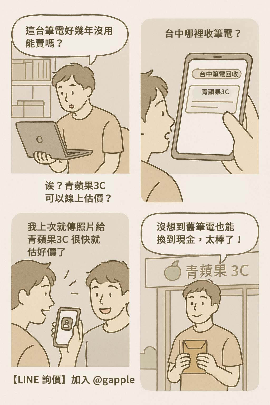 想在台中賣掉二手筆電？本篇整理推薦的收購店家、估價流程與常見問答，從 MacBook 到文書機都能安心回收！