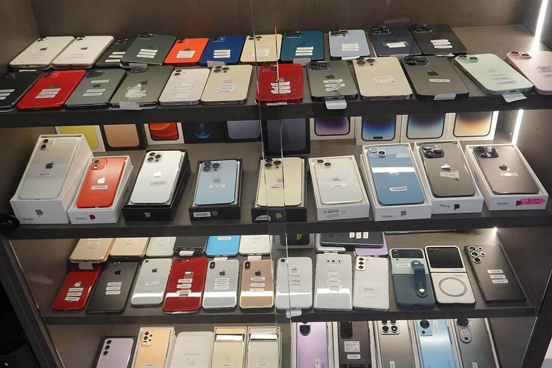 台南二手手機展示區