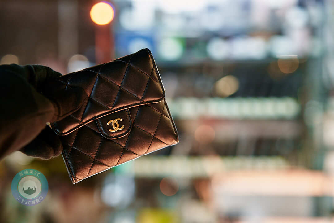 CHANEL 經典菱格紋皮夾｜二手精品收購展示照