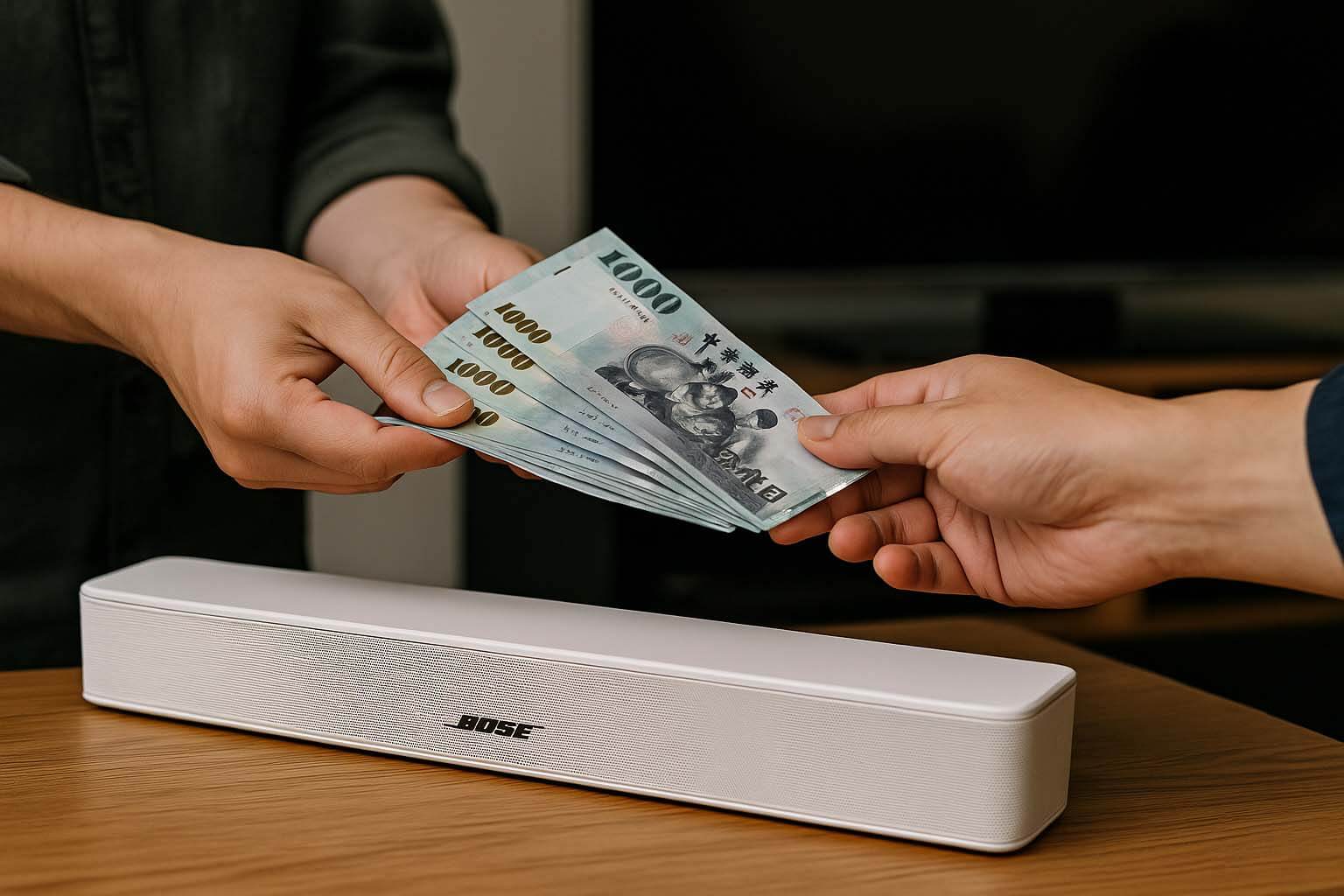 Bose音響收購 現金交易實景圖