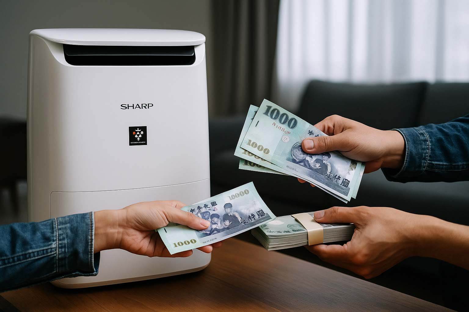 Sharp除濕機收購 現金交易實景圖