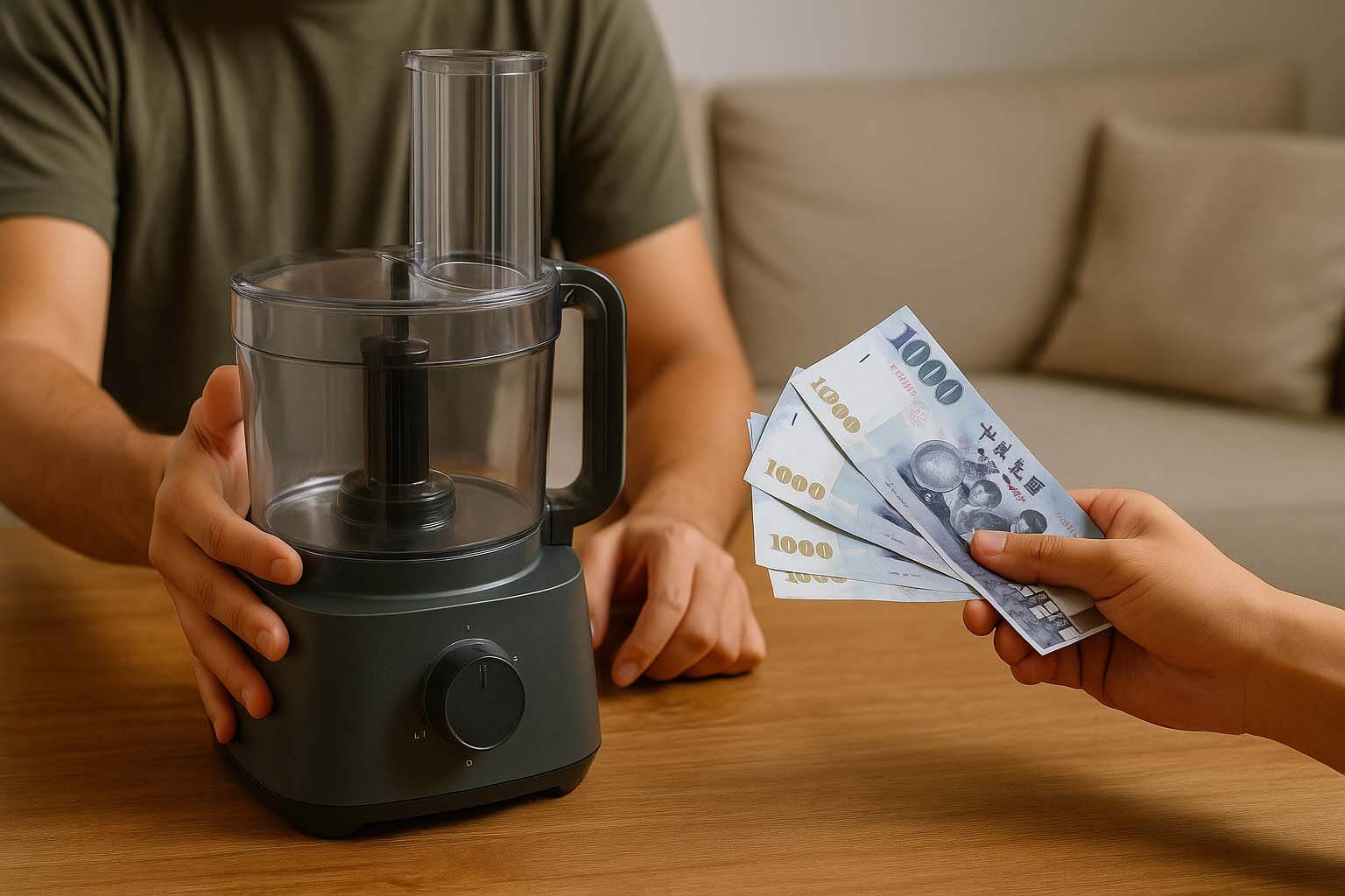 Vitamix食物調理機收購 現金交易實景圖