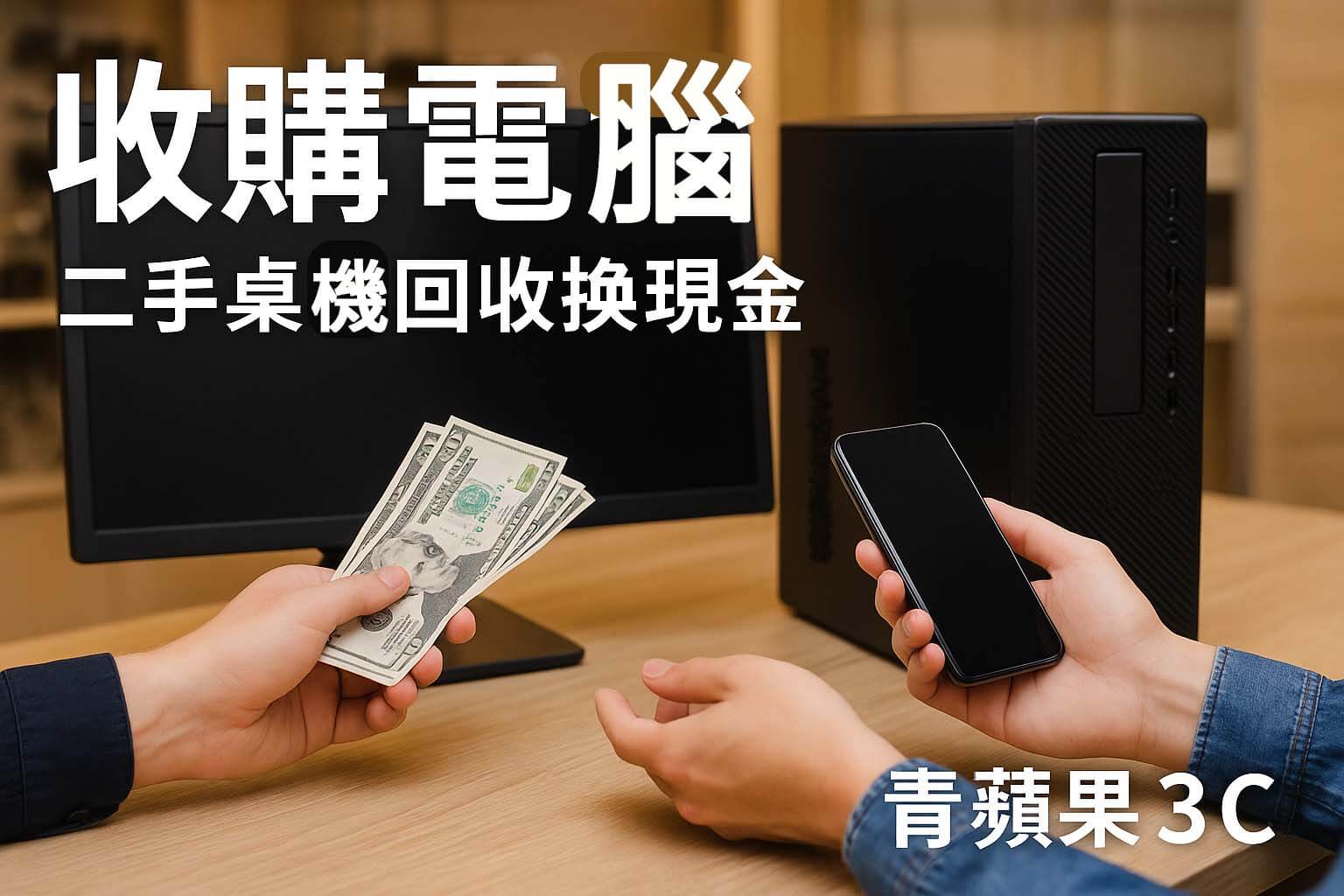 收購二手電腦 桌機回收換現金 – 青蘋果3C
