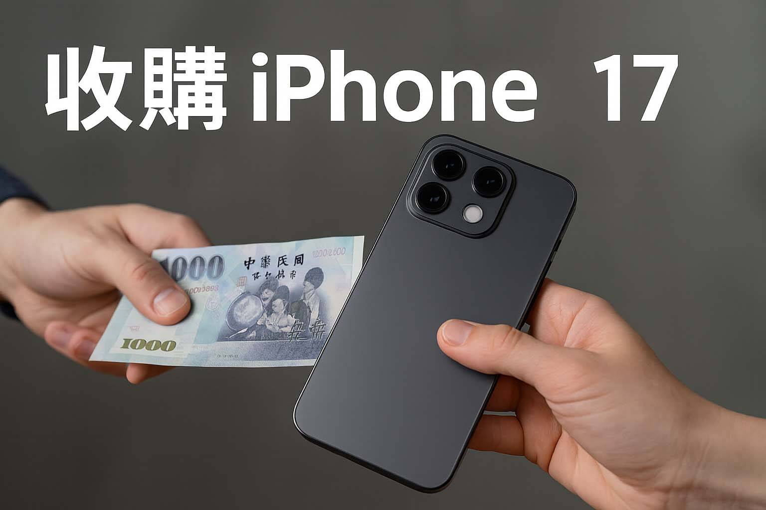 收購 iPhone 17｜台中台南高雄到店檢測現金回收