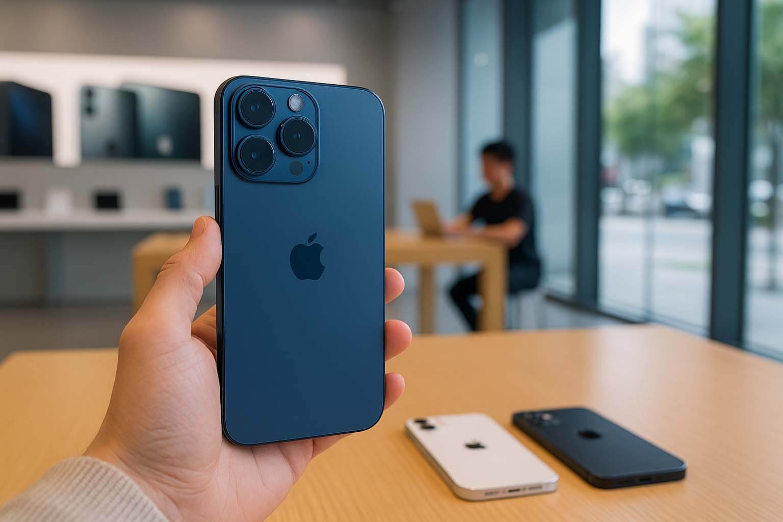 iPhone 17 Pro 深藍色收購情境圖｜青蘋果3C 現金估價