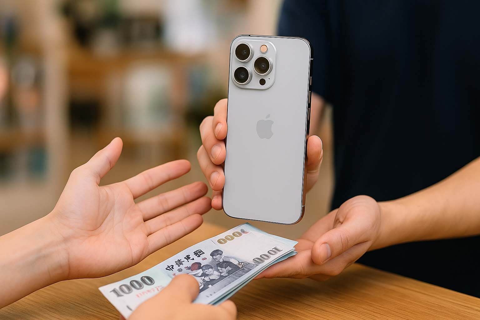 iPhone 17 Pro 銀色收購情境圖｜青蘋果3C 現金估價