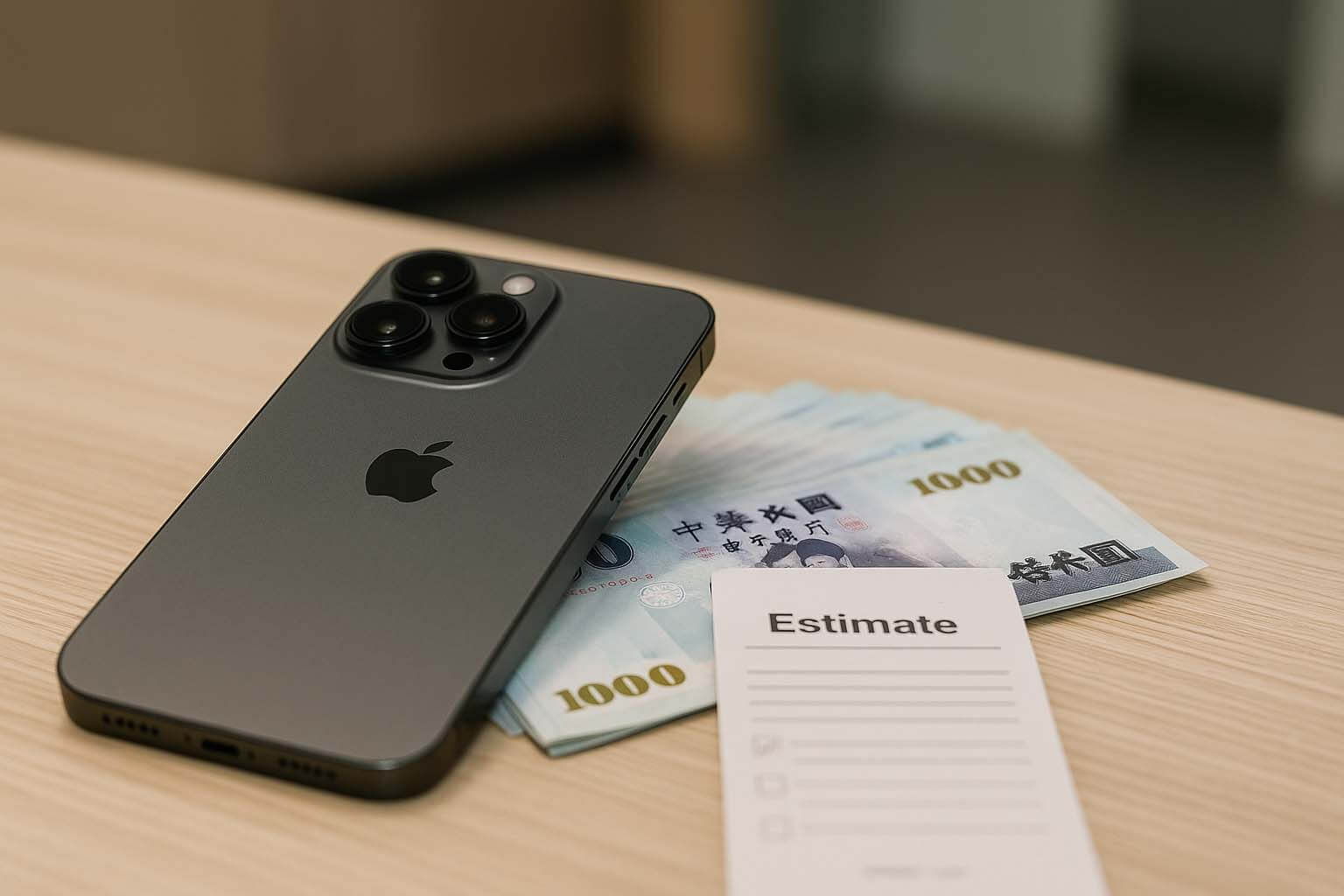 鋼鐵灰 iPhone 17 收購情境圖｜青蘋果3C 現金估價