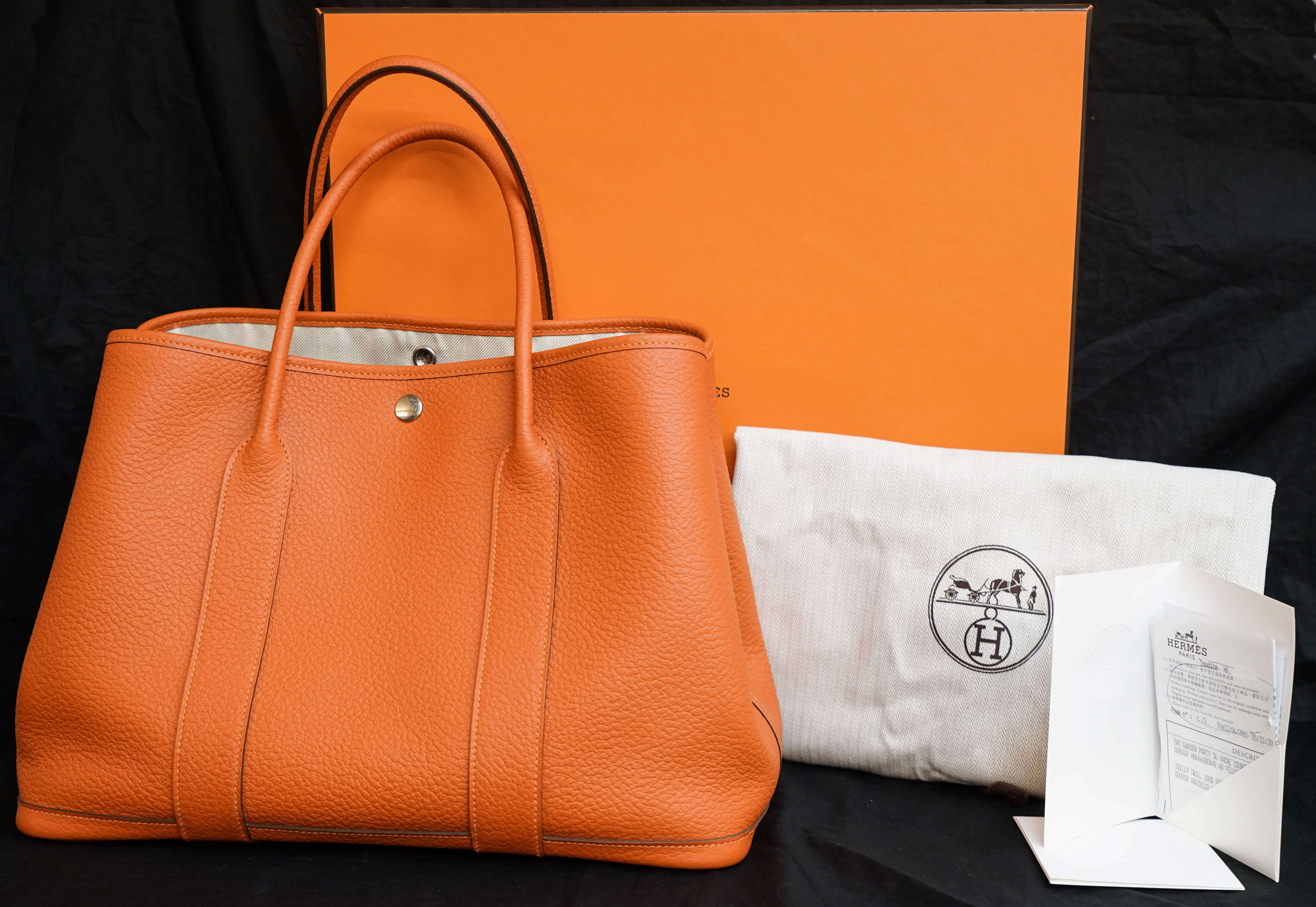 青蘋果3C Hermès Garden Party 橘色托特包收購回收 vs 質借借錢比較