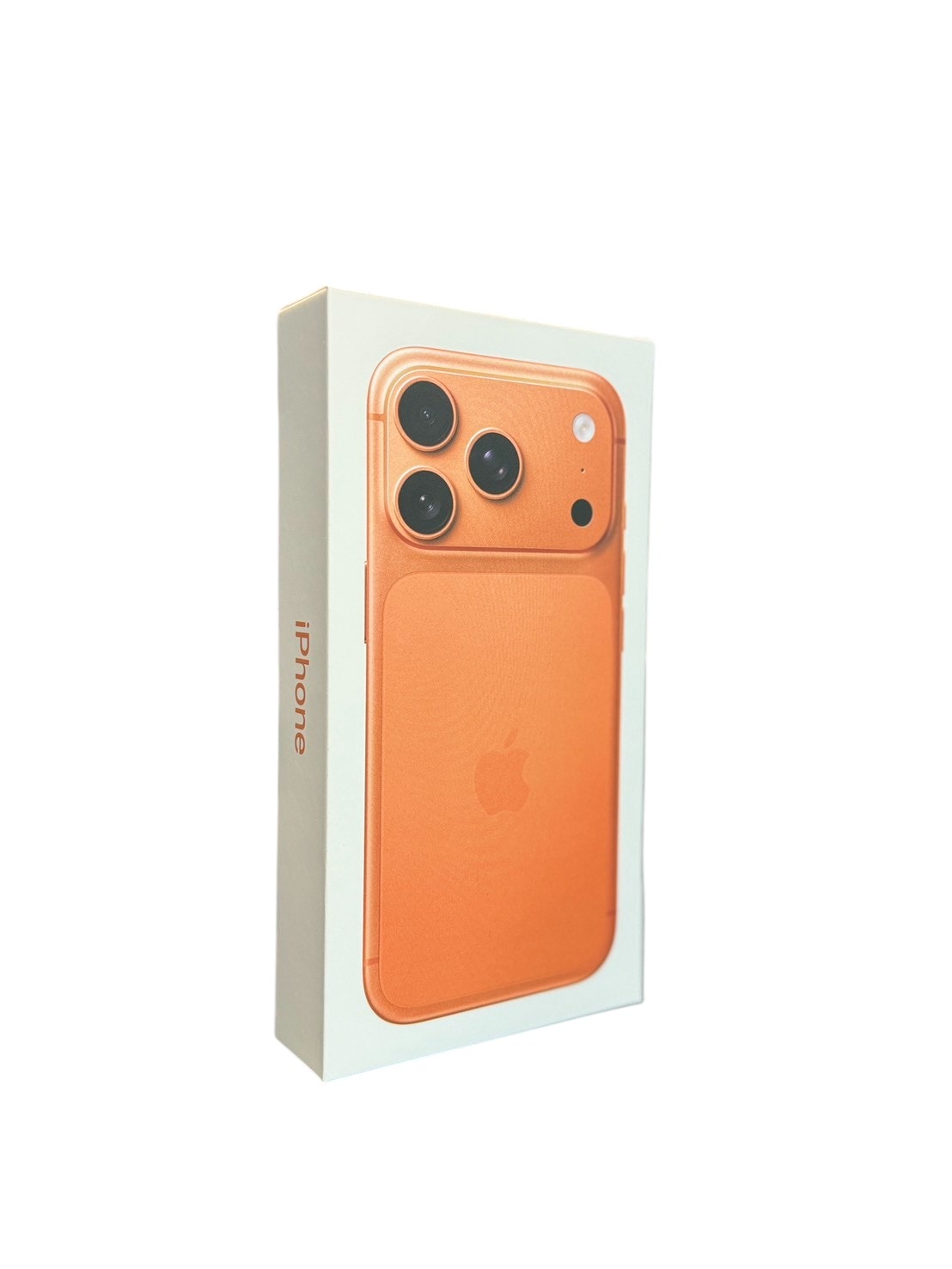 青蘋果3C iPhone 17 Pro 橘色外盒 左側角度|收購回收 vs 質借借錢比較