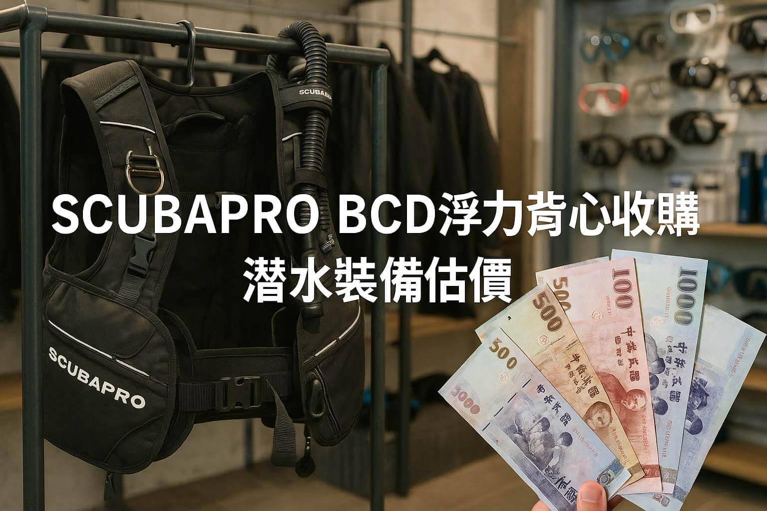 青蘋果3C SCUBAPRO 浮力背心 BCD 收購回收 vs 質借借錢比較