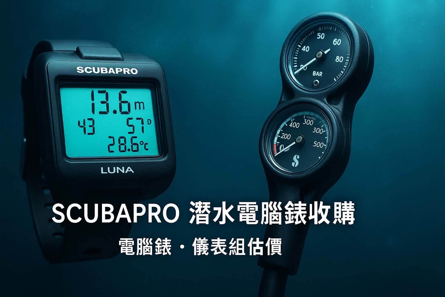 青蘋果3C SCUBAPRO 潛水電腦錶與儀表組收購回收 vs 質借借錢比較