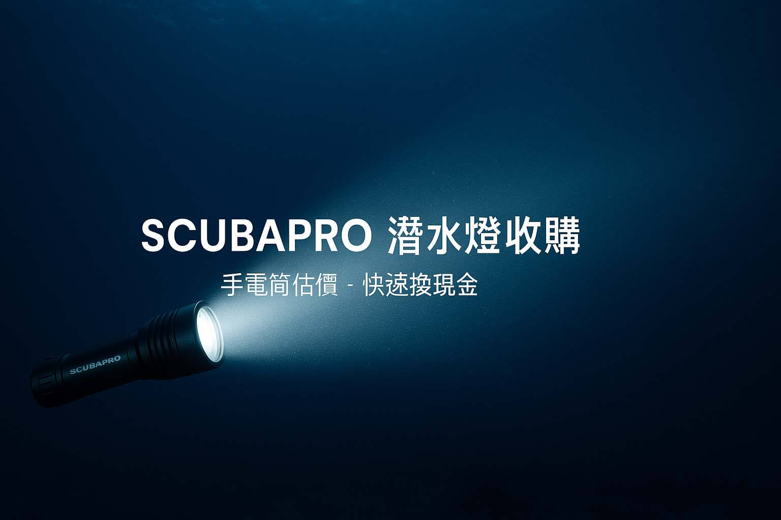 青蘋果3C SCUBAPRO 潛水燈／手電筒收購回收 vs 質借借錢比較