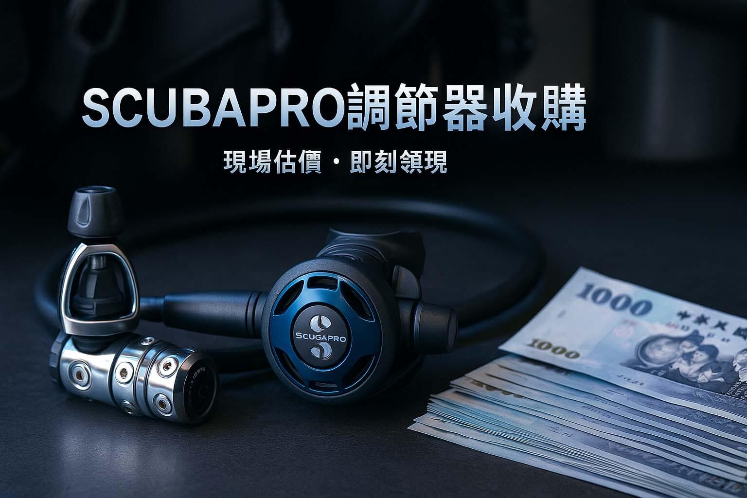 SCUBAPRO 調節器收購｜潛水調節器換現金・估價快速透明