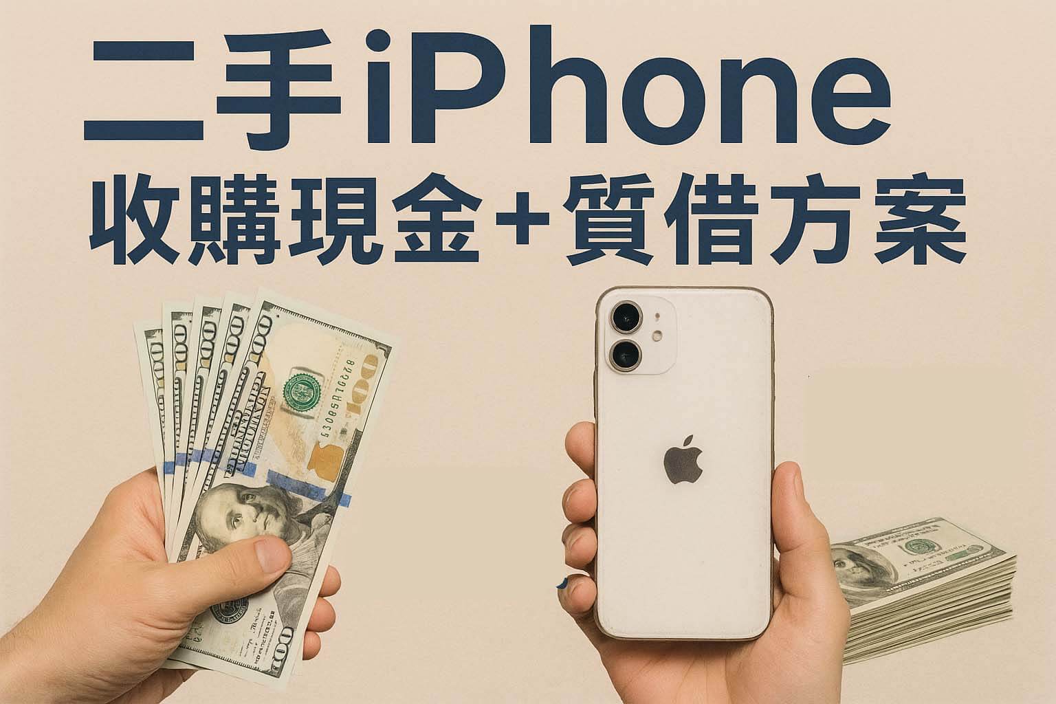 青蘋果3C 二手 iPhone 收購回收 vs 質借借錢比較