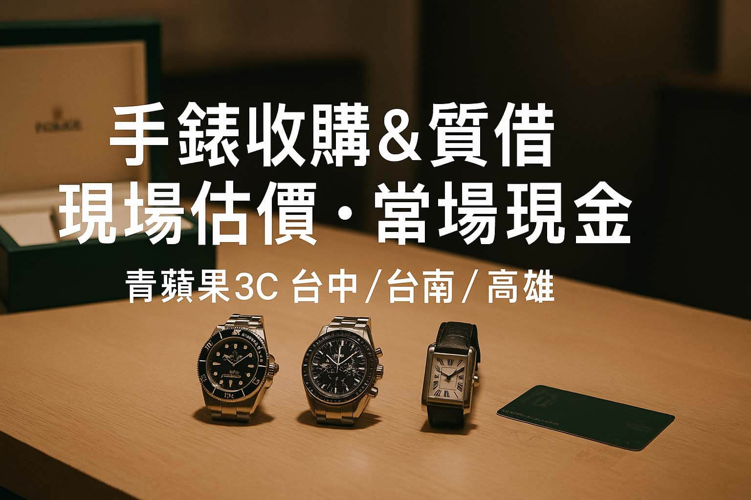青蘋果3C 手錶收購回收 vs 質借借錢比較（哪裡可以賣手錶）
