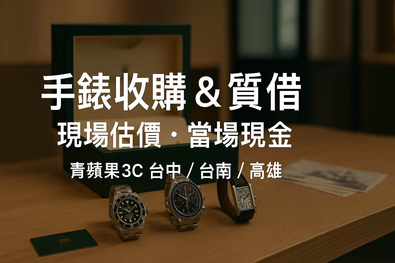 青蘋果3C 手錶收購回收 vs 質借借錢比較（哪裡可以賣手錶）