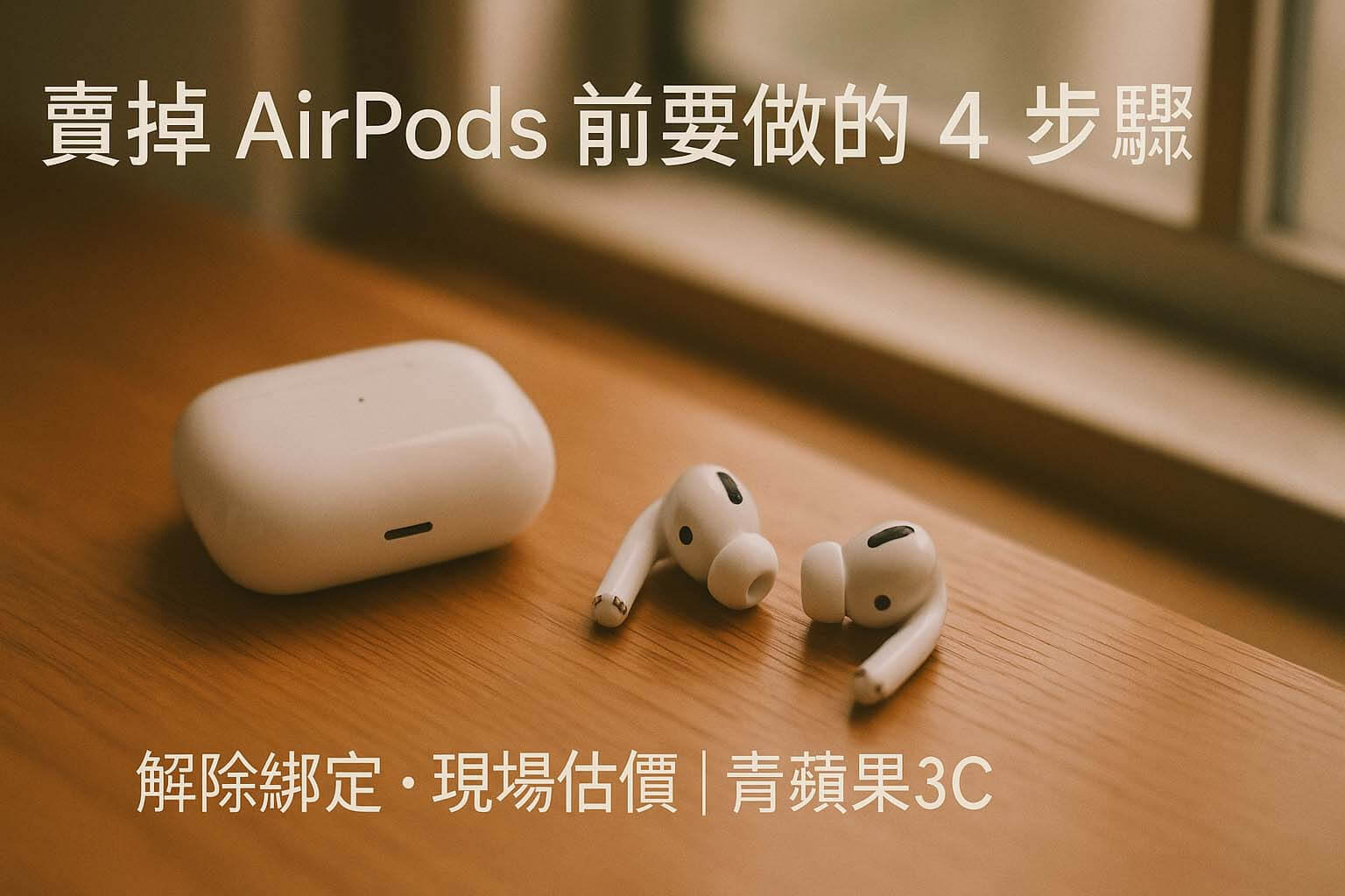 青蘋果3C AirPods 賣掉前 4 步驟教學・解除綁定・清潔・估價換現金