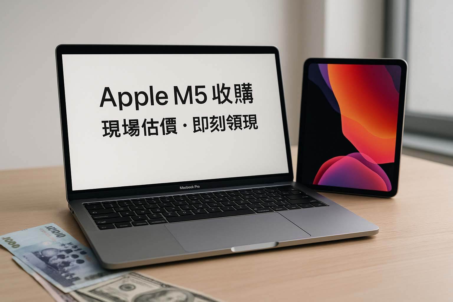 升級 Apple M5 的最佳時機:把 MacBook / iPad 舊機先變現 - 第1張圖 青蘋果3C Apple M5 MacBook Pro 與 iPad Pro M5 收購回收 vs 質借借錢比較