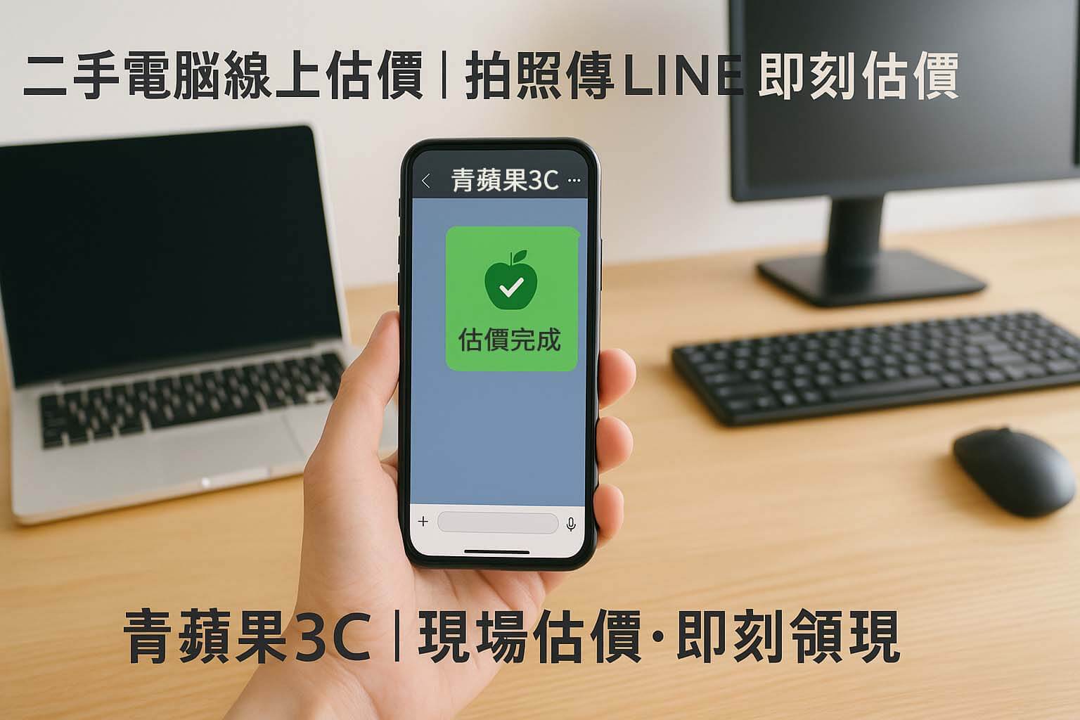 青蘋果3C 二手電腦線上估價|筆電收購・桌機回收・即刻領現