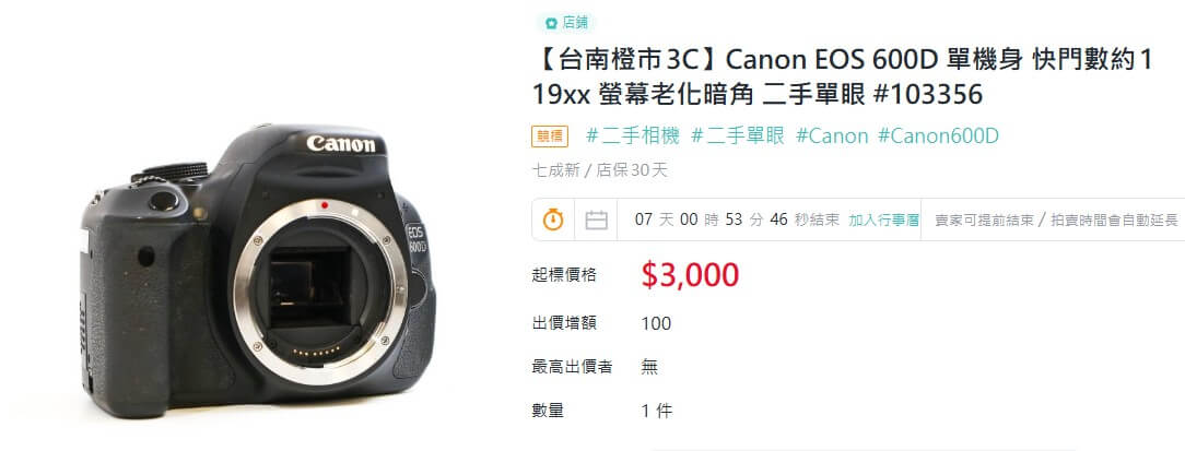 萬元內二手相機怎麼選？新手完全指南＋青蘋果拍賣現貨推薦