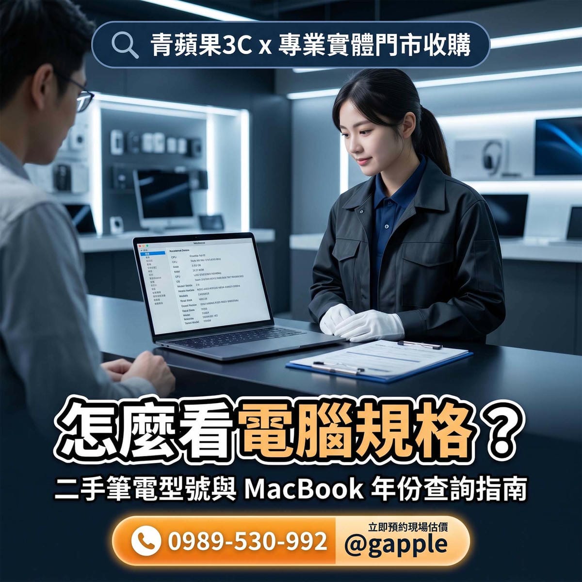 2026【怎麼看電腦規格】？二手筆電型號與 MacBook 年份查詢指南