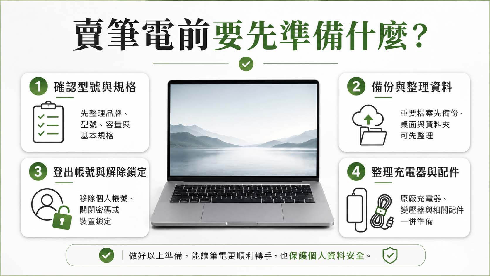 高雄賣二手手機、相機、筆電怎麼賣？先從整理商品狀況開始