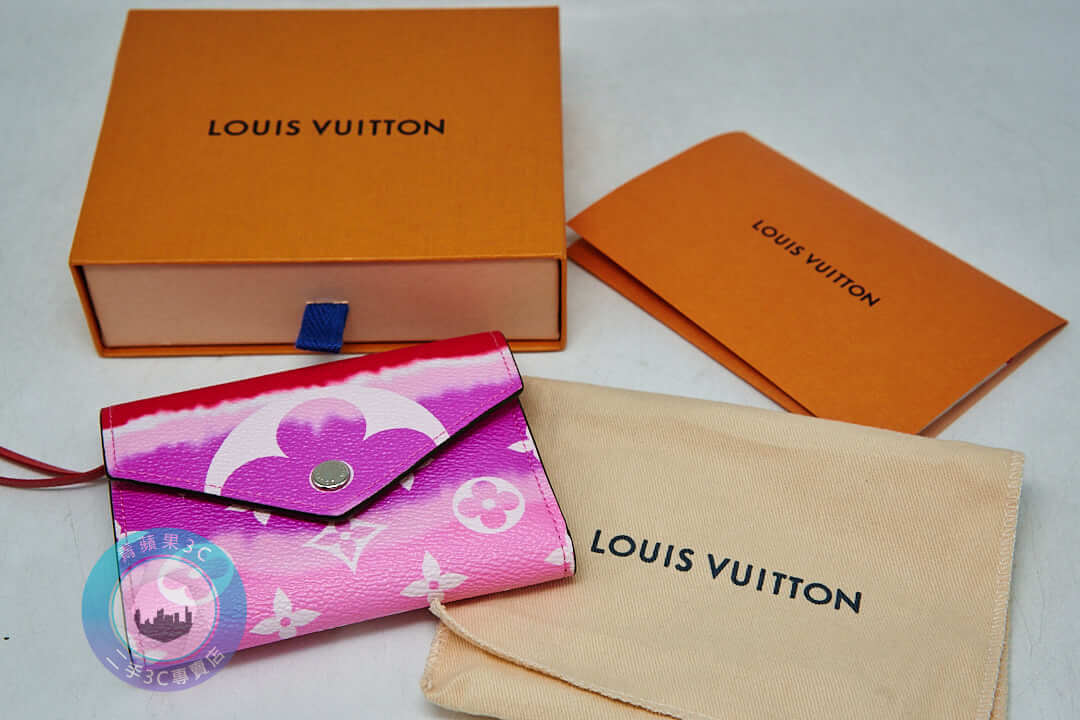 【高雄賣短夾】LV M68842 ESCALE VICTORINE 三折短夾 精品買賣 | 青蘋果3c - 第2張圖 二手lv短夾